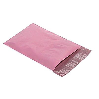 200 PALE PINK POLY MAILER BAGS 6 x 9 COLOR BOUTIQUE SHIPPING ENVELOPE MAILING